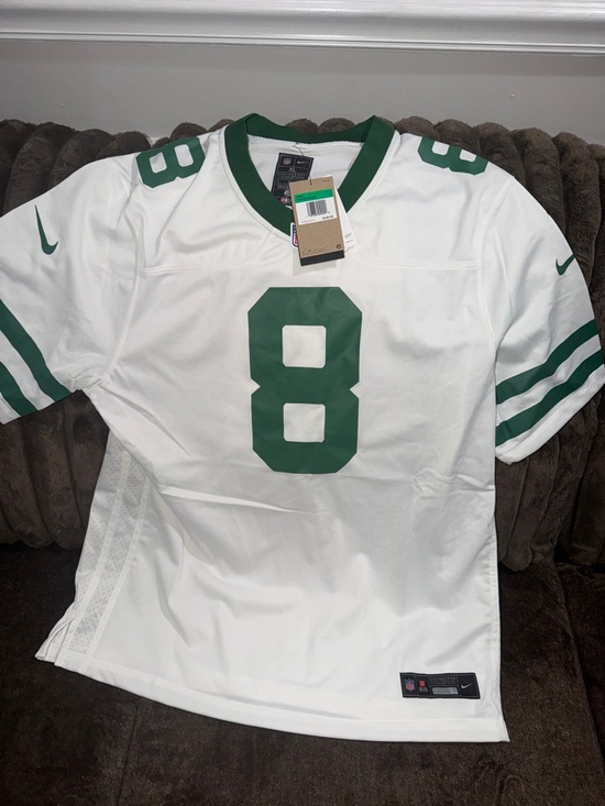 Nike Other - Nike White and Green #8 Football Jersey